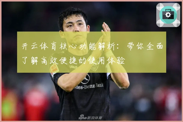 开云体育核心功能解析：带你全面了解高效便捷的使用体验